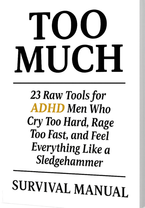 Manual cover for Too Much — ADHD tools for emotional sensitivity and overload